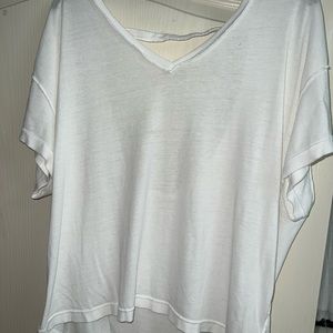Free people t shirt with scoop back